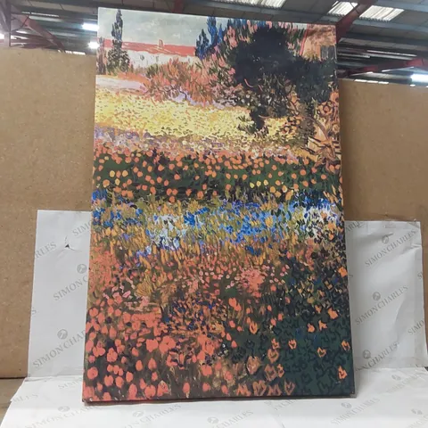 VAN GOGH FLOWERING GARDEN - WRAPPED CANVAS ART PRINTS
