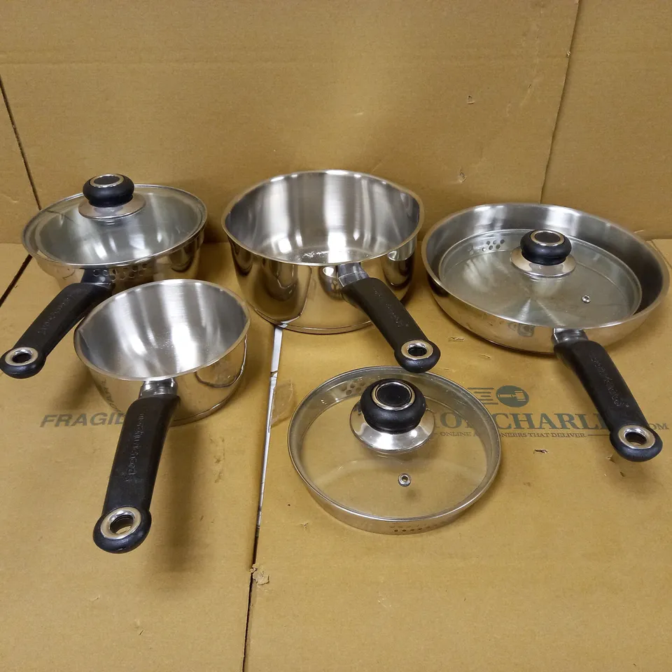 MORPHY RICHARDS EQUIP POUR AND DRAIN PAN SET 