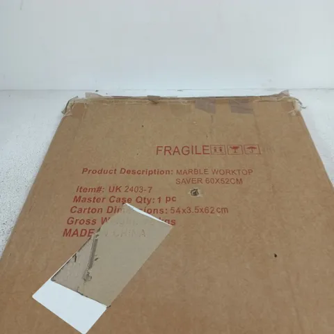 MARBLE WORKTOP SAVER 60X52CM – BOXED (UK 2403-7)