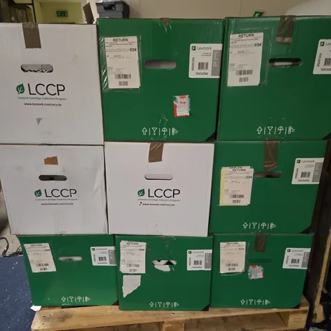 PALLET OF APPROXIMATELY 18 LEXMARK 70C0Z50 PRINTER IMAGING KITS - COLOUR AND BLACK