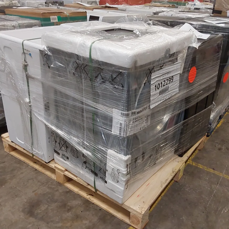 PALLET OF APPROXIMATELY 4 UNPROCESSED RAW RETURN WHITE GOODS TO INCLUDE;