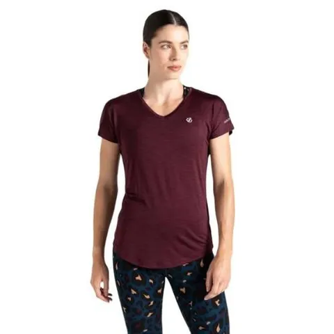 BRAND NEW DARE 2B VIGILANT T SHIRT DEEP PLUM UK 18