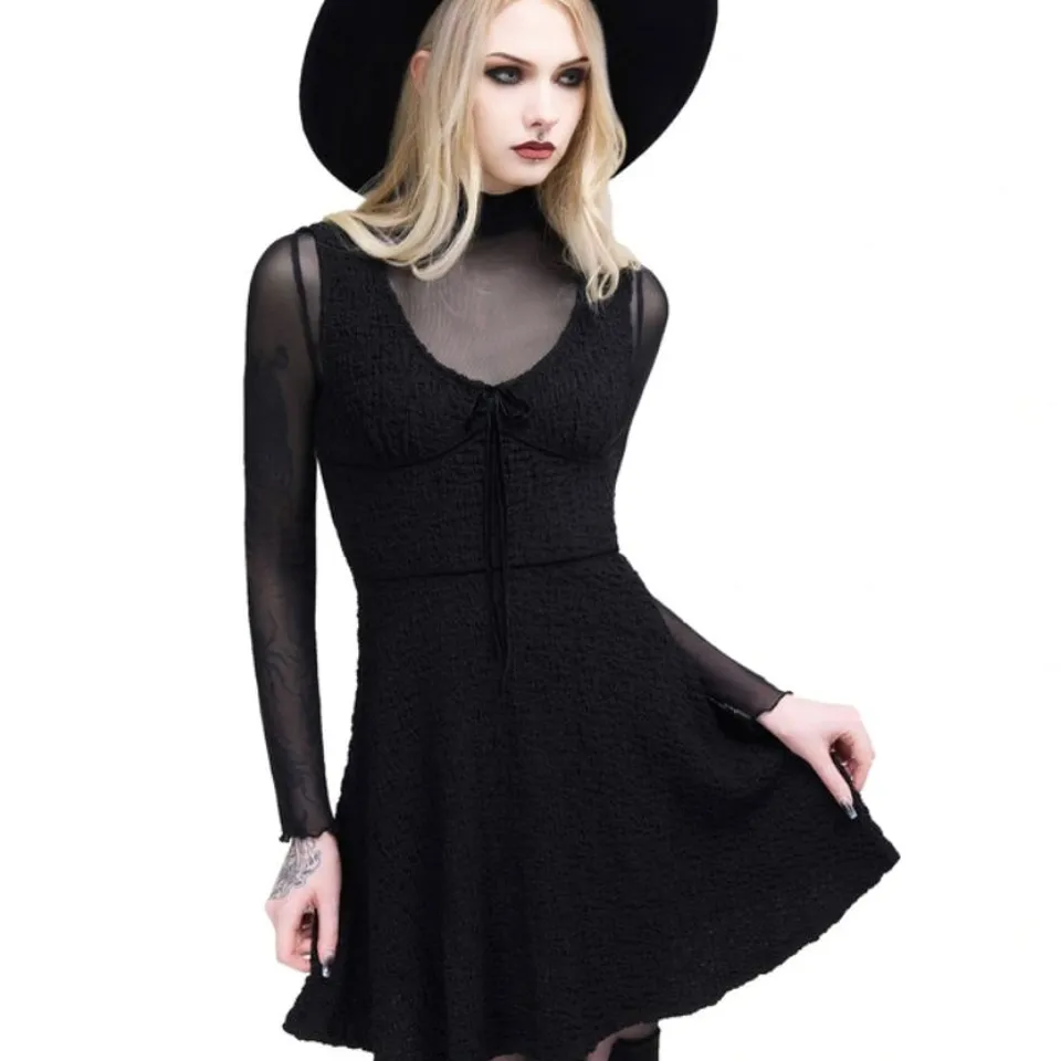 BRAND NEW KILLSTAR - ENCHANTED FANG - BLACK WOMEN'S DRESS SIZE L