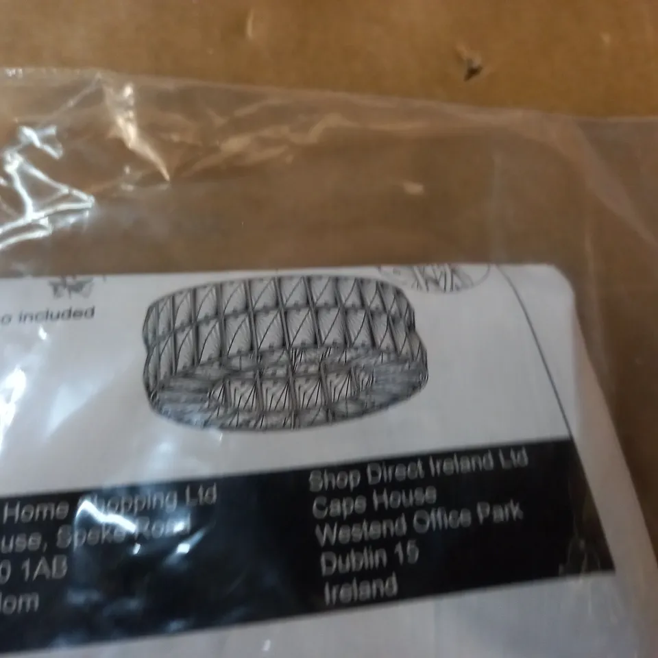 BOXED ROSAS GLASS DRUM CEILING PENDANT