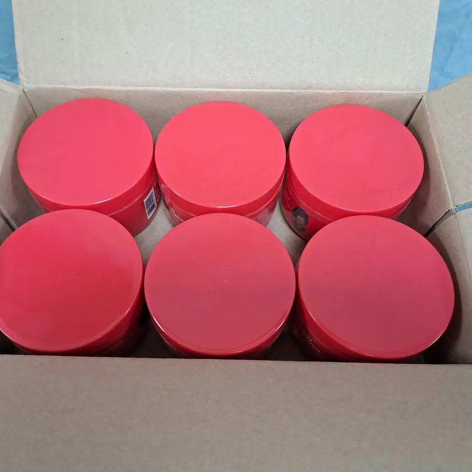 LOT OF 6 POTS OF SHINE'N JAM MAGIC FINGERS HAIR GEL FOR BRAIDERS - 227G PER POT