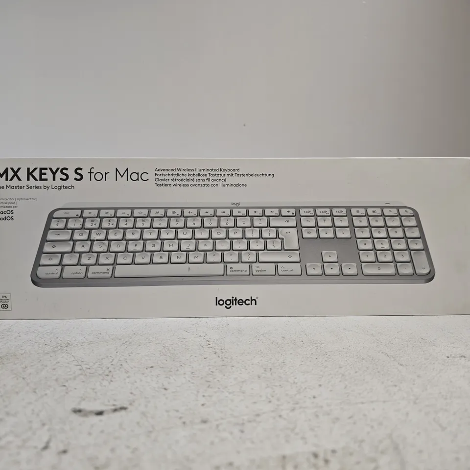 BOXED LOGITECH MX KEYS S FOR MAC KEYBOARD