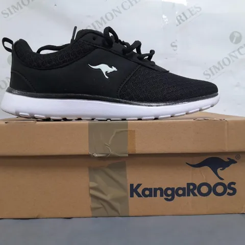 BOXED PAIR OF KANGAROOS SHOES IN BLACK UK SIZE 6.5