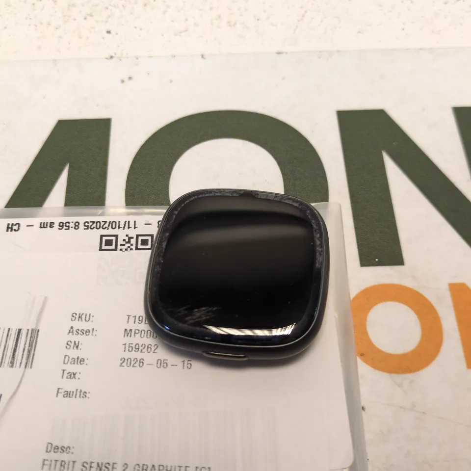 FITBIT SENSE 2 GRAPHITE SMARTWATCH – NO STRAP