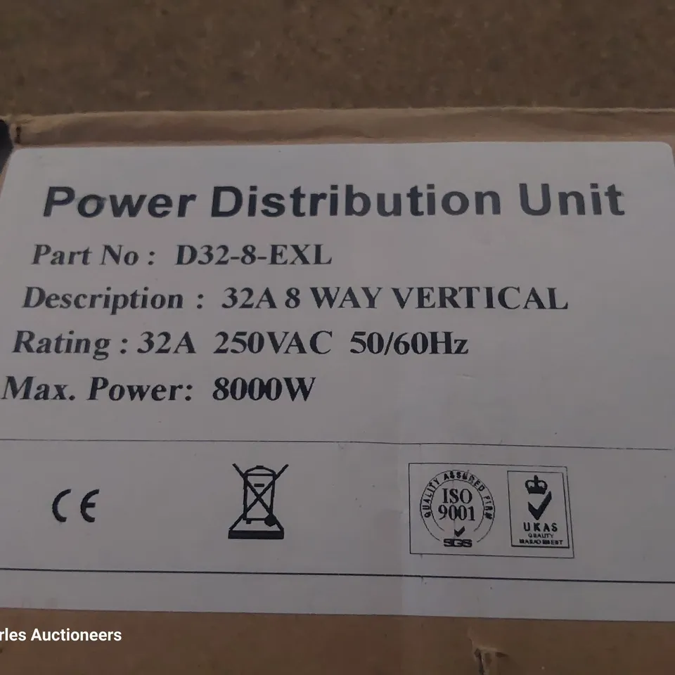 BOXED PDU CABINET POWER DISTRIBUTION UNIT