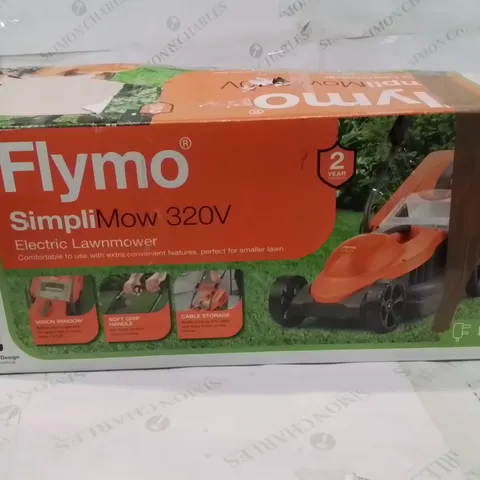 BOXED FLYMO SIMPLIMOW 320V LAWN MOWER