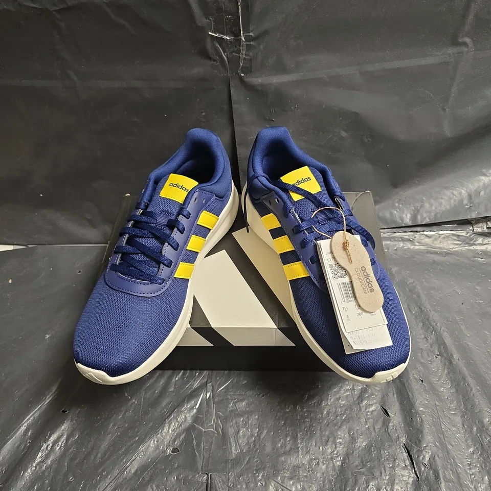 ADIDAS LITE RACER 4.0 JUNIOR SNEAKERS – BLUE/YELLOW (JR8544)