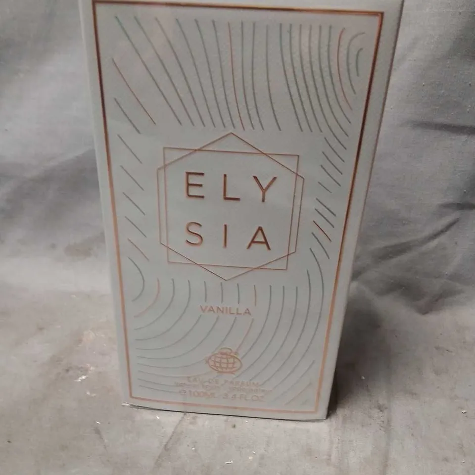 BOXED AND SEALED ELYSIA VANILLA EAU DE PARFUM 100ML