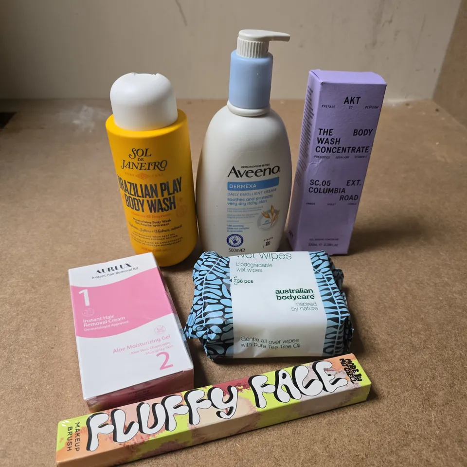 APPROXIMATELY 15 ASSORTED HEALTH & BEAUTY PRODUCTS TO INCLUDE BODY WASH, WET WIPES, MOISTURISER ETC