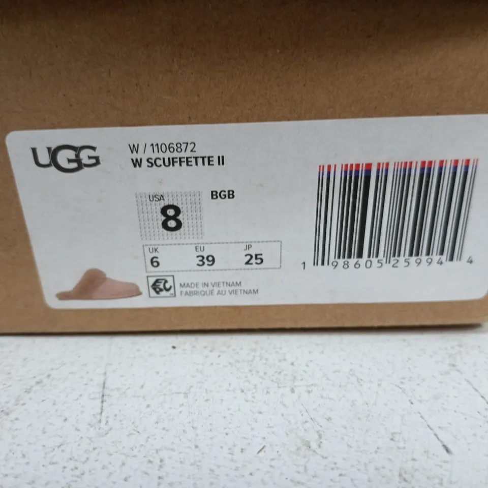 UGG SCUFFETTE II SLIPPERS – PINK (UK 6) WOMENS
