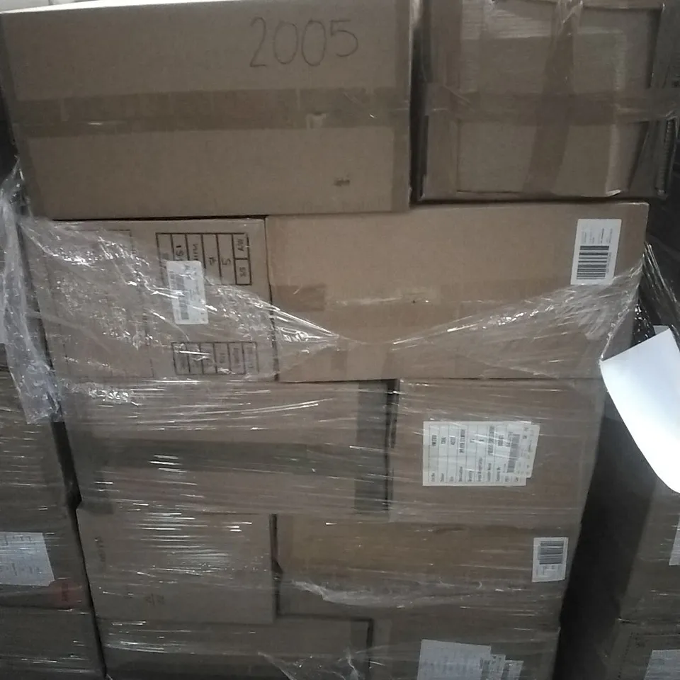 PALLET CONTAINING APPROXIMATELY 90 BRAND NEW DESIGNER WOMEN'S CLOTHES WHICH INCLUDE;JD WILLIAMS DRESSES, TOPS, SHIRTS ETC
