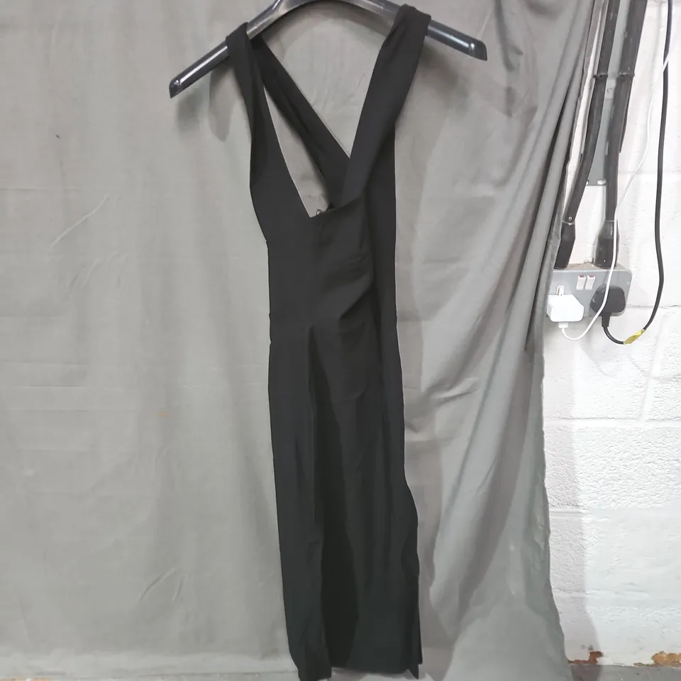 VESPER BLACK SLEEVELESS DRESS WITH CRISS-CROSS BACK -SIZE UNSPECIFIED 