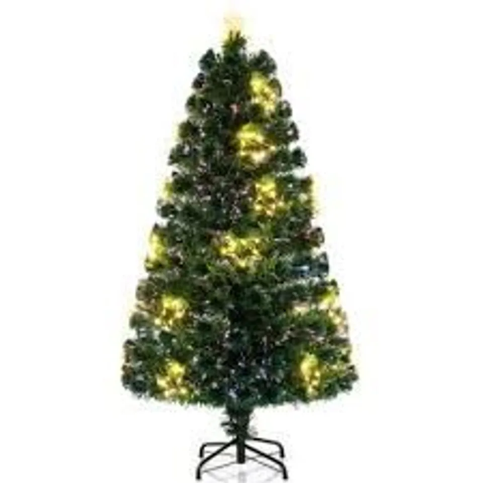 BOXED COSTWAY 1.2M OPTICAL FIBER CHRISTMAS TREE