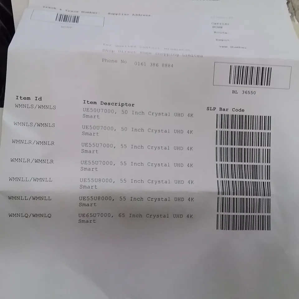 PALLET CONTAINING APPROXIMATELY 7 DAMAGED TVS