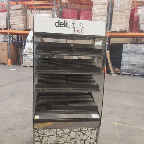 DELICIOUS HOT TALL DISPLAY CASE