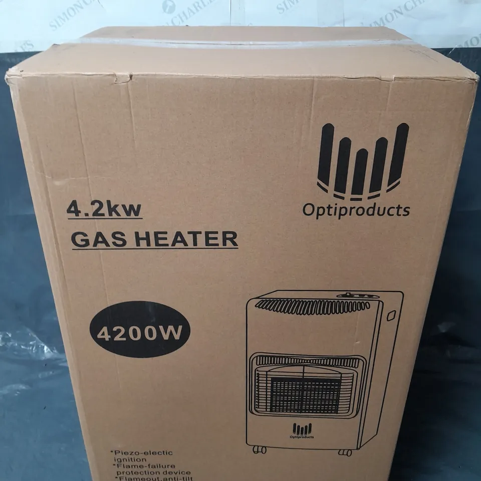 BOXED OPTIPRODUCTS 4.2KW GAS HEATER