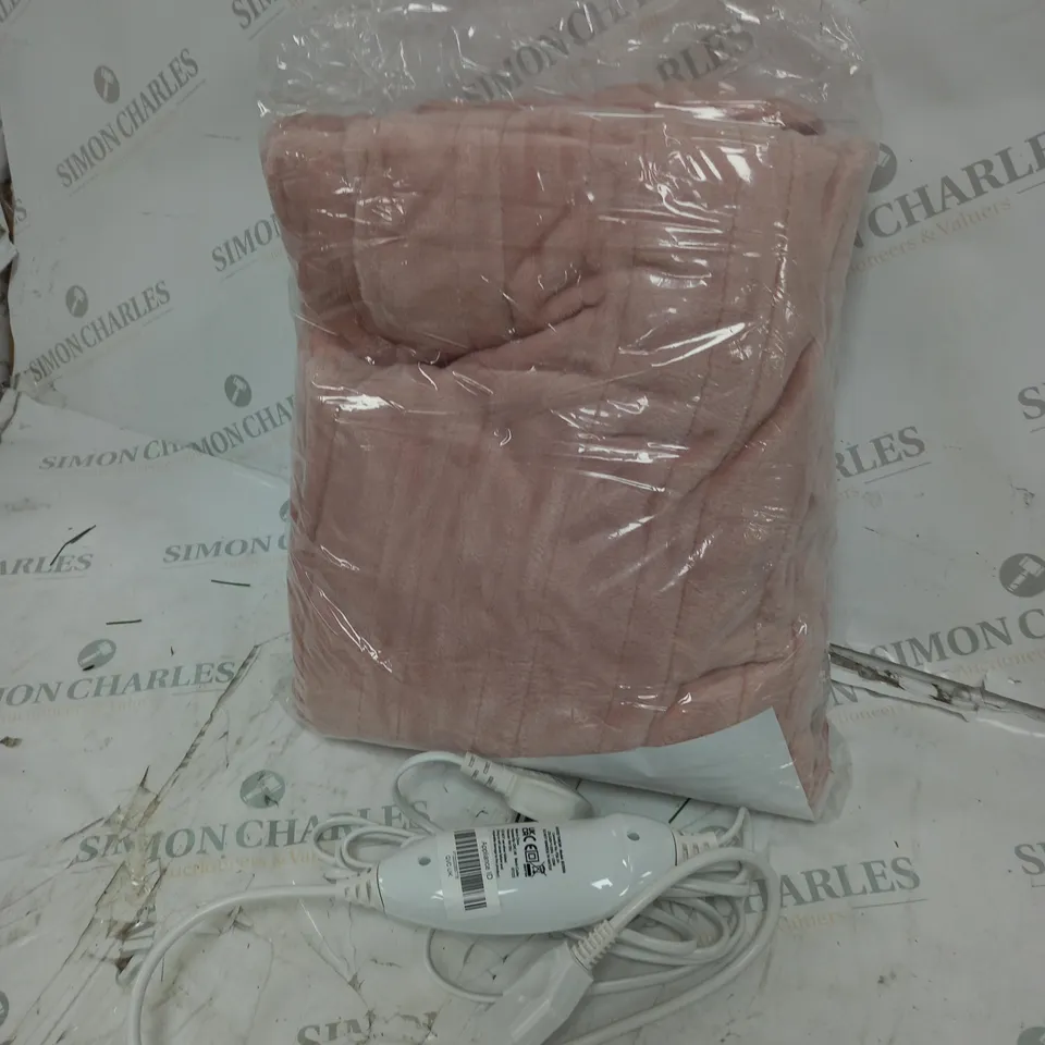 PINK COZEE HOME HEATED BLANKET 