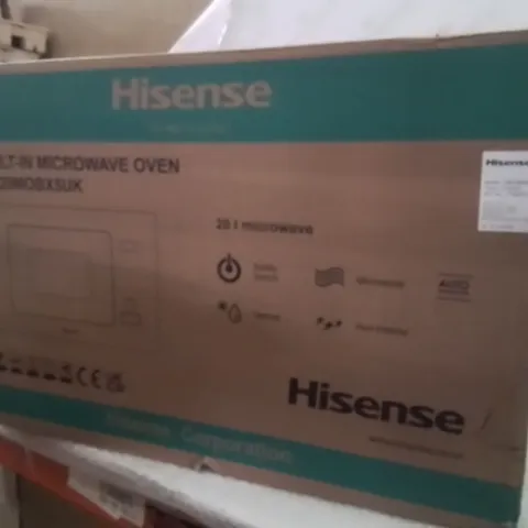 BOXED HISENSE BUILT IN MICROWAVE OVEN