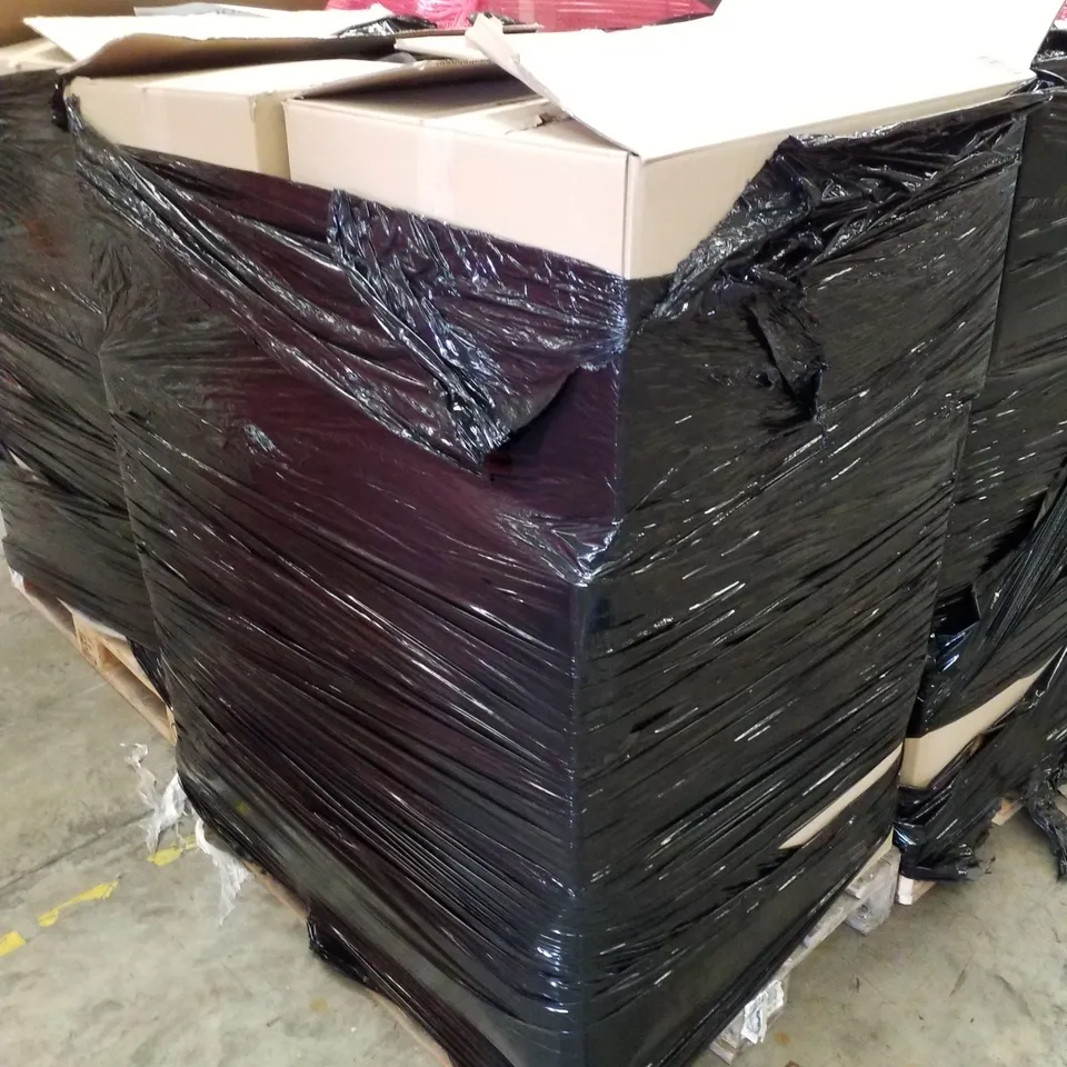 PALLET CONTAINING ASSORTED PRODUCTS INCLUDING ELECTRIC HEATING PAD, KIDS SINGLE DUVET COVER, TORTOISE EDIBLE BEDDING, NICOTINE GUM & SURFACE PANEL LEDS