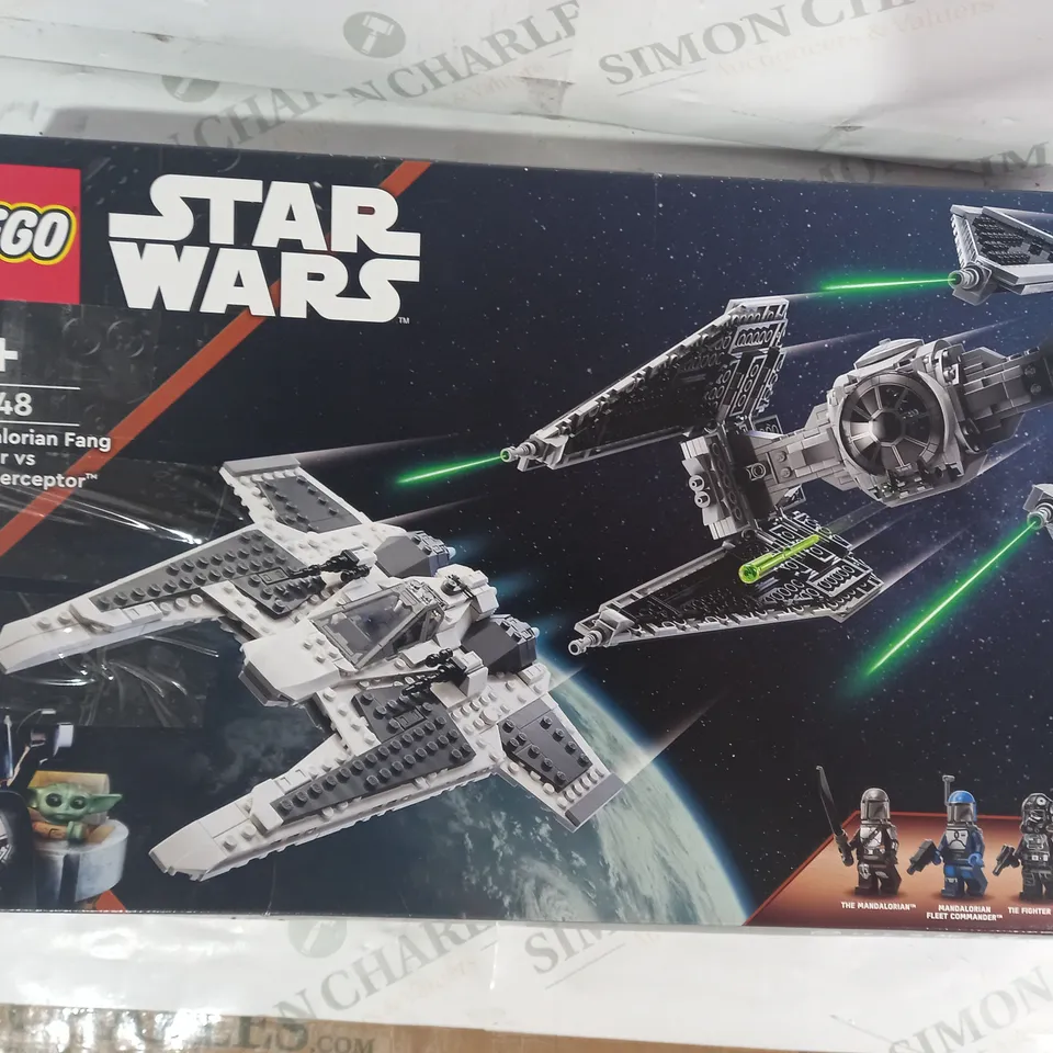 LEGO STAR WARS 75348 MANDALORIAN FANG FIGHTER VS TIE INTERCEPTOR