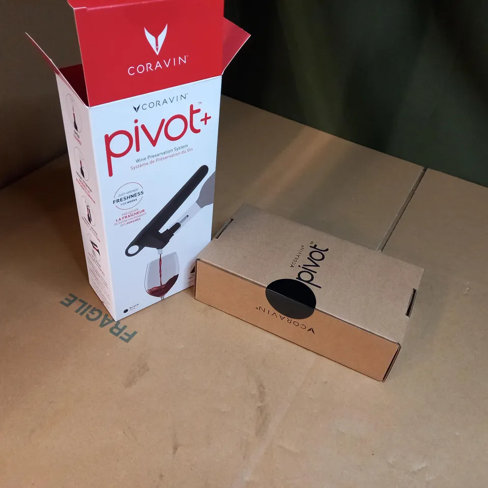 BOXED CORRAVIN PIVOT WINE PRESERVATION SYSTEM