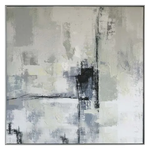 BOXED URBAN CITY SCAPE FRAMED ART