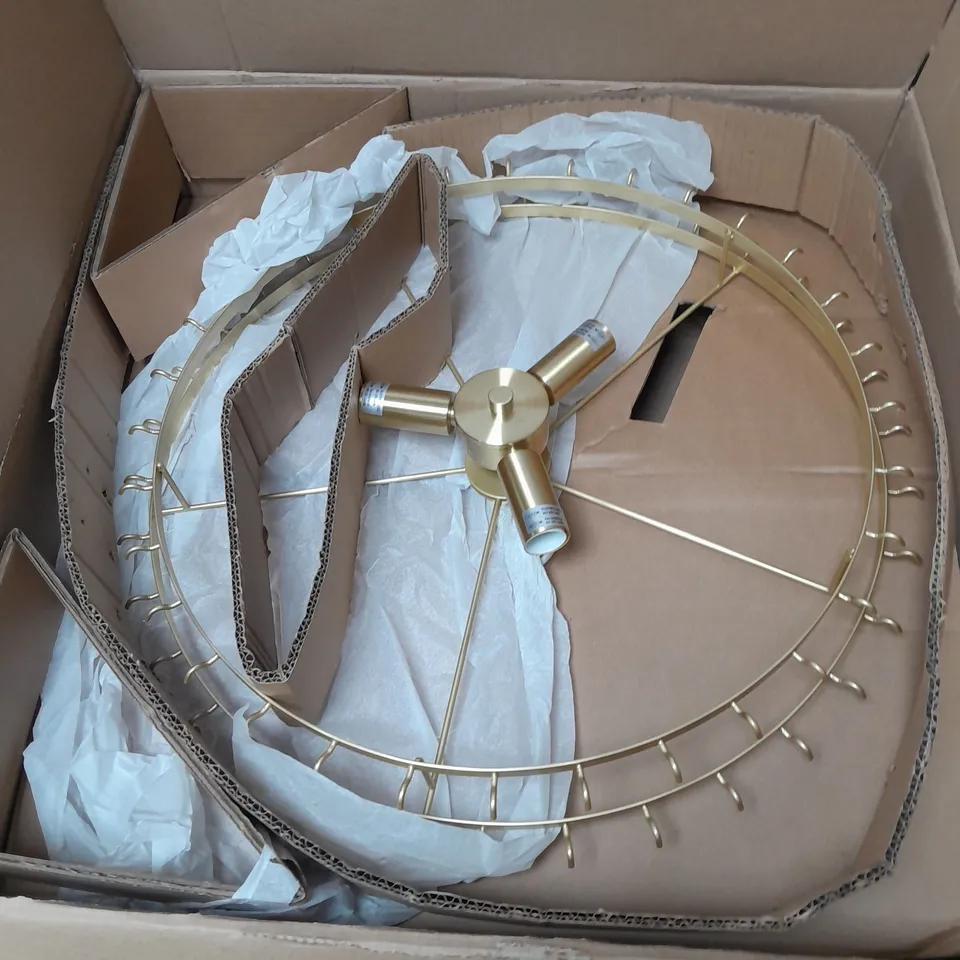 HOME GLASS OVAL CHANDELIER 