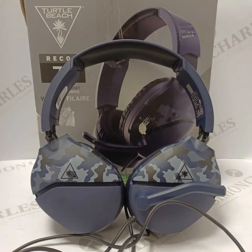 TURTLE BEACH RECON 70 BLUE CAMO GAMING HEADSET