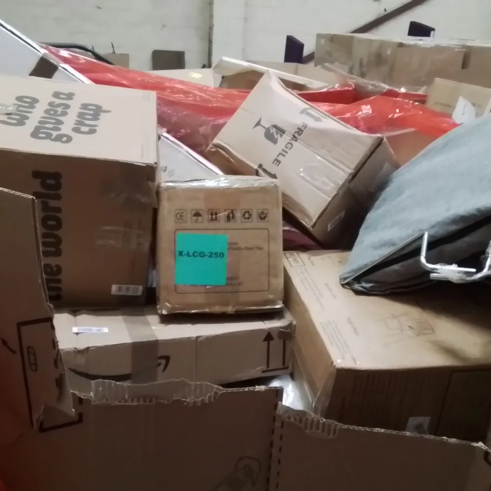 PALLET OF ASSORTED HOUSEHOLD GOODS AND PRODUCTS TO INCLUDE;TOILET SEAT,CAT LITTER TRAY,INTERACT AND SCAN GAME