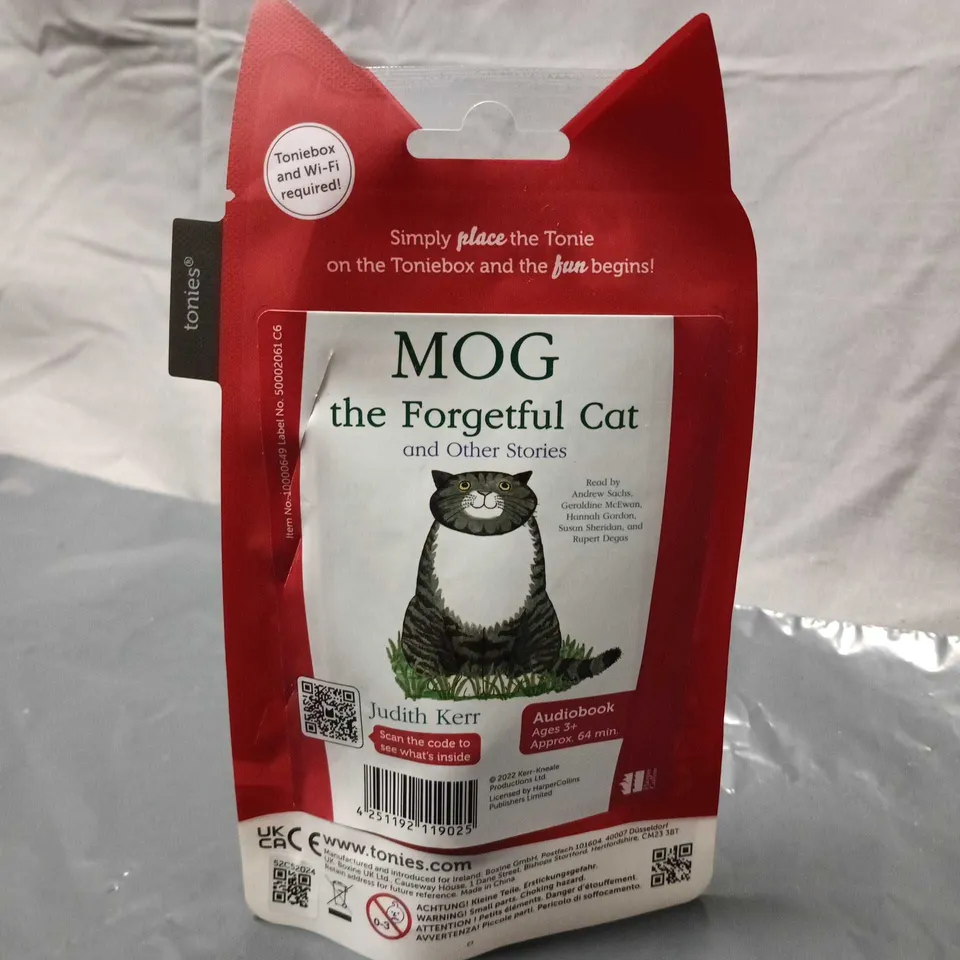 TONIES MOG THE FORGETFUL CAT AUDIOBOOK FIGURINE FOR TONIEBOX