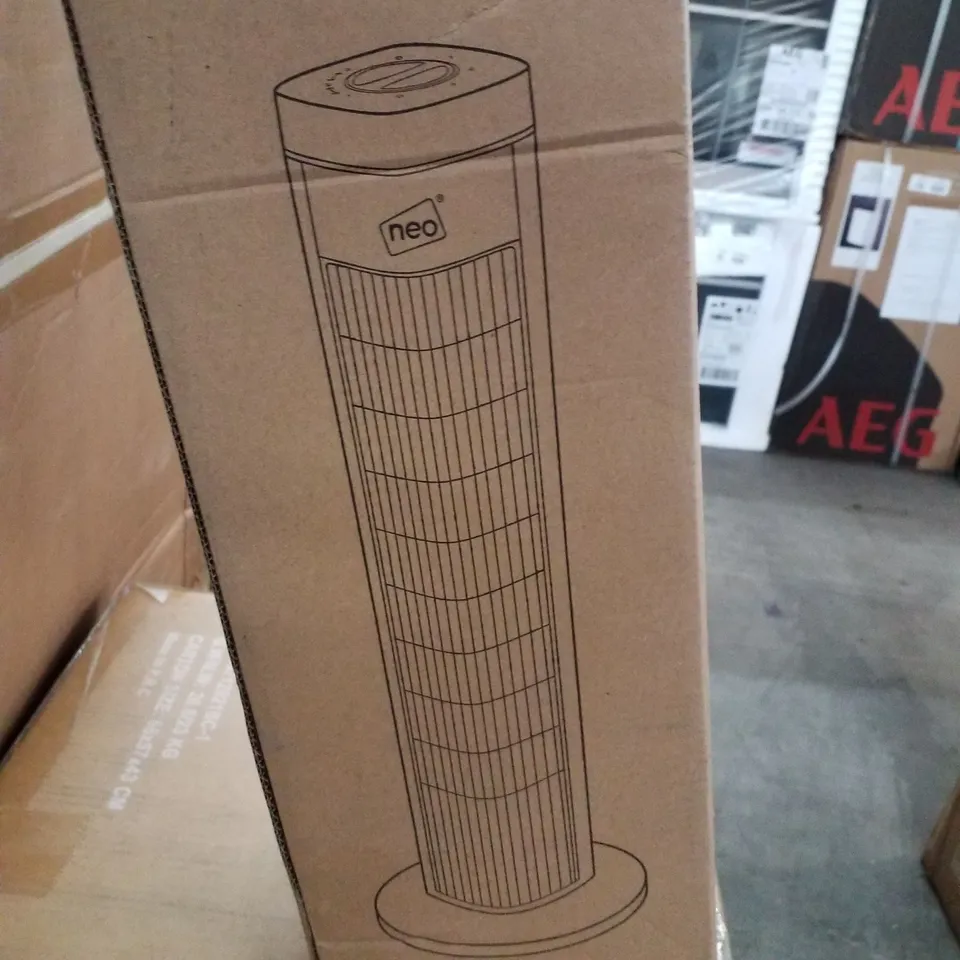 BOXED NEO WHITE TOWER FAN