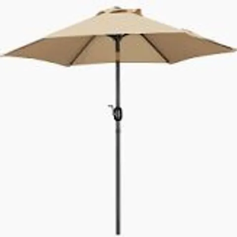 BOXED YAHEETECH MARKET PARASOL - TAN (1 BOX)