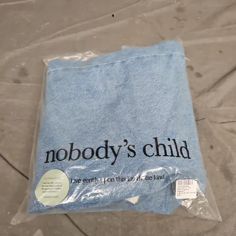 BAGGED NOBODYS CHILD WIDE LEG JEANS - SIZE 12