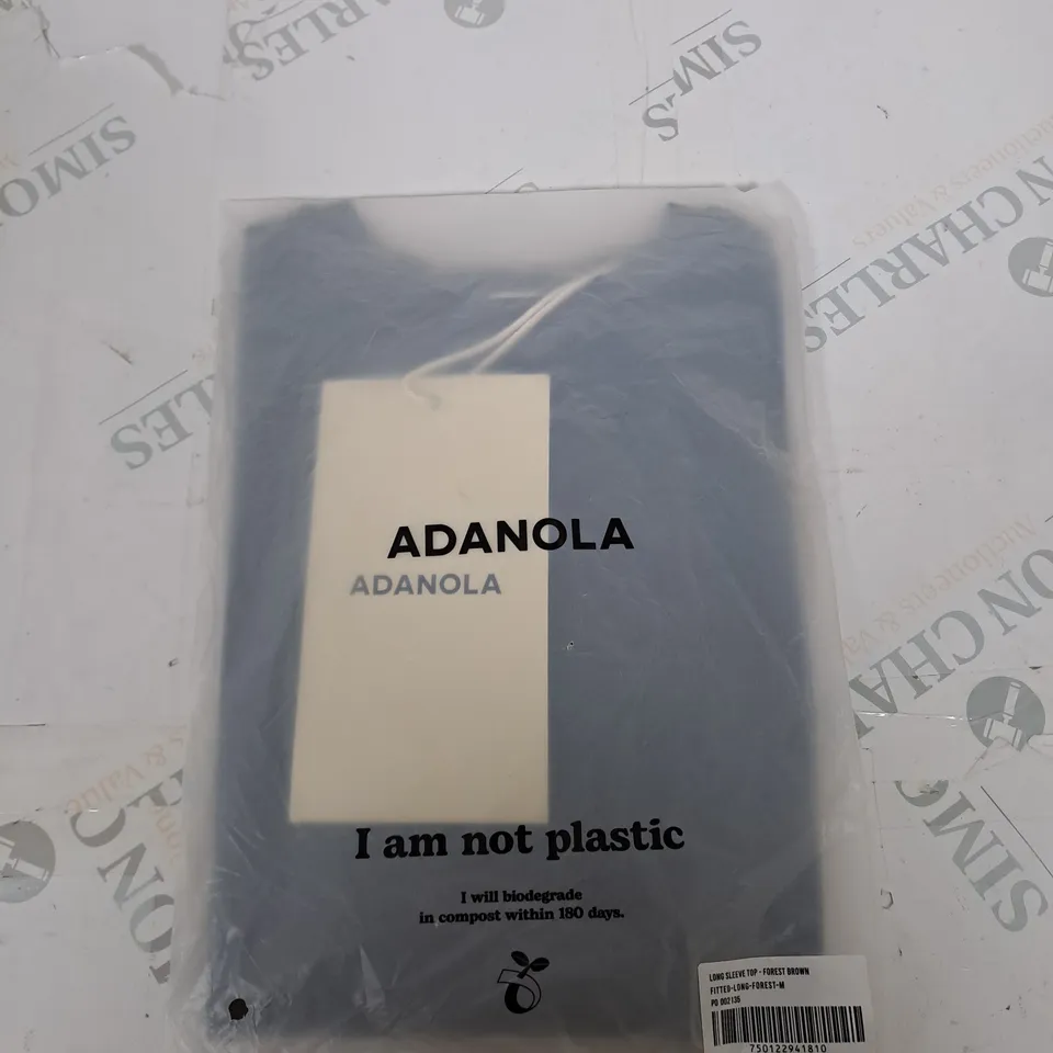 BAGGED ADANOLA LONG SLEEVE TOP SIZE M