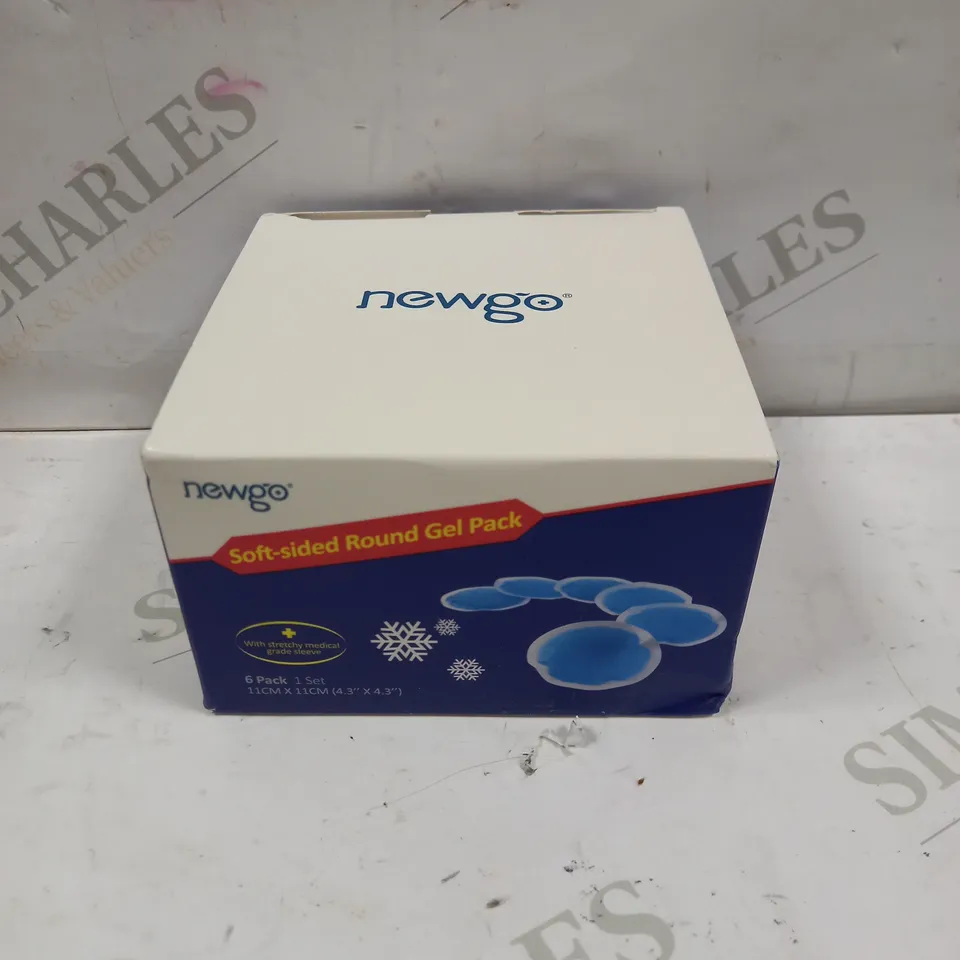 NEWGO SOFT SIDED ROUND GEL PACK - 6 PACK 1 SET