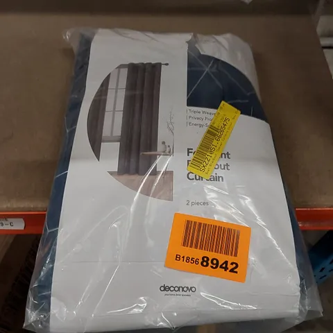 BAGGED BOST BLACKOUT THERMAL CURTAINS IN NAVY BLUE - 168 x 183CM (1 ITEM)