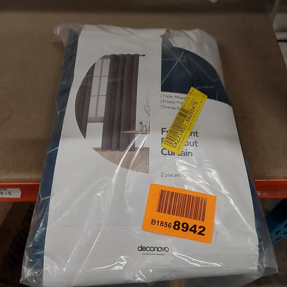 BAGGED BOST BLACKOUT THERMAL CURTAINS IN NAVY BLUE - 168 x 183CM (1 ITEM)