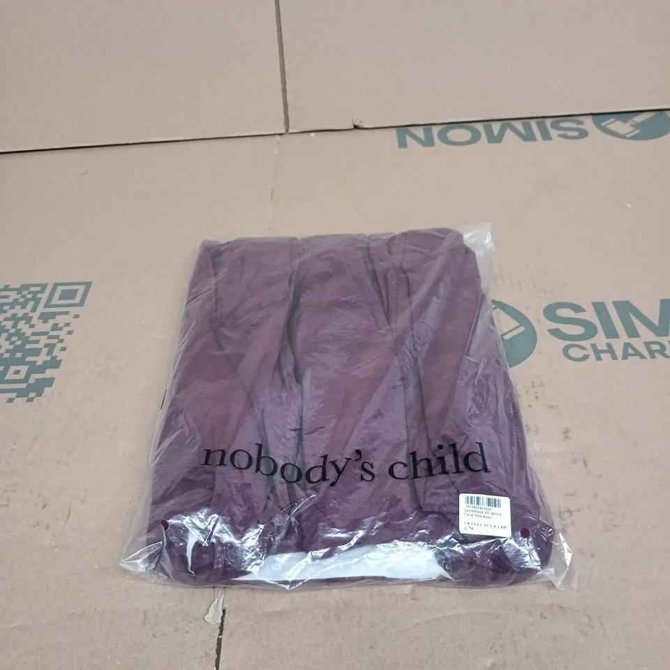 NOBODYS CHILD PURPLE SARAH MIDI DRESS UK14