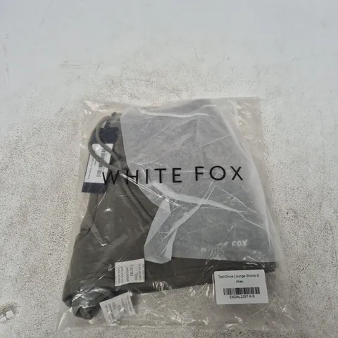 WHITE FOX TEST DRIVE LOUNGE SHORTS – KHAKI, UK SIZE S