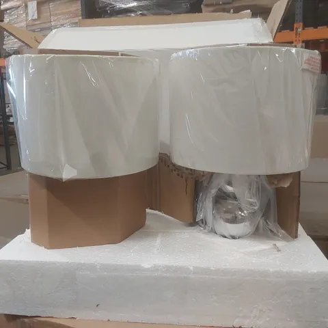 PALLET CONTAINING APPROXIMATELY 30x 2PCS MARISSA CHROME TOUCH TABLE LAMPS