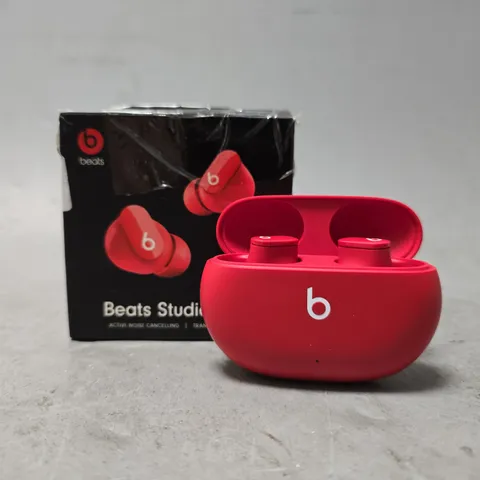 BOXED BEATS STUDIO BUDS IN RED