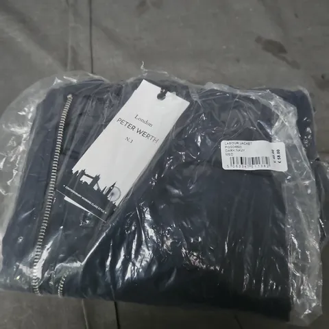 PETER WERTH LABOUR JACKET – DARK NAVY, UK M 