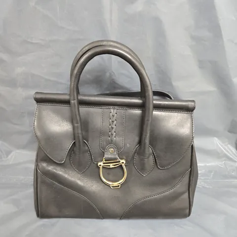 PAUL COSTELLOE LEATHER BAG IN BLACK