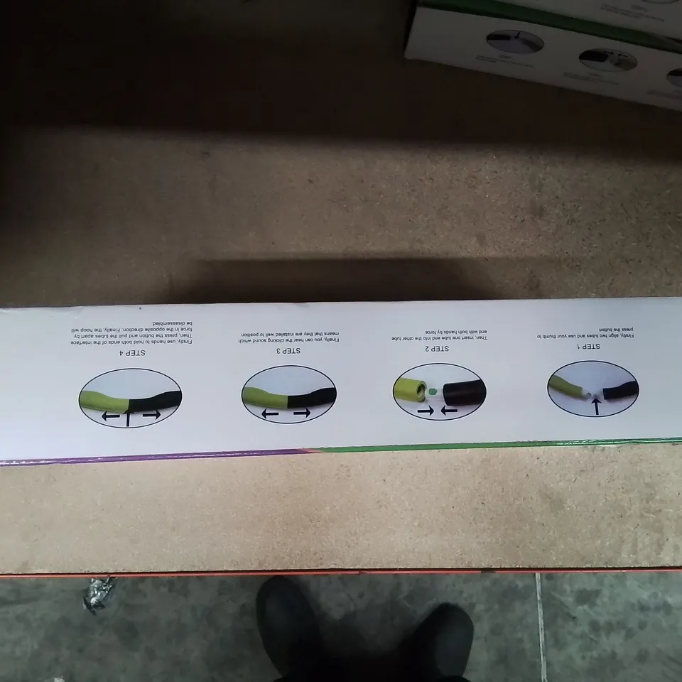 A BOXED MASSAGE HOOP IDEAL FOR WEIGHT LOSS