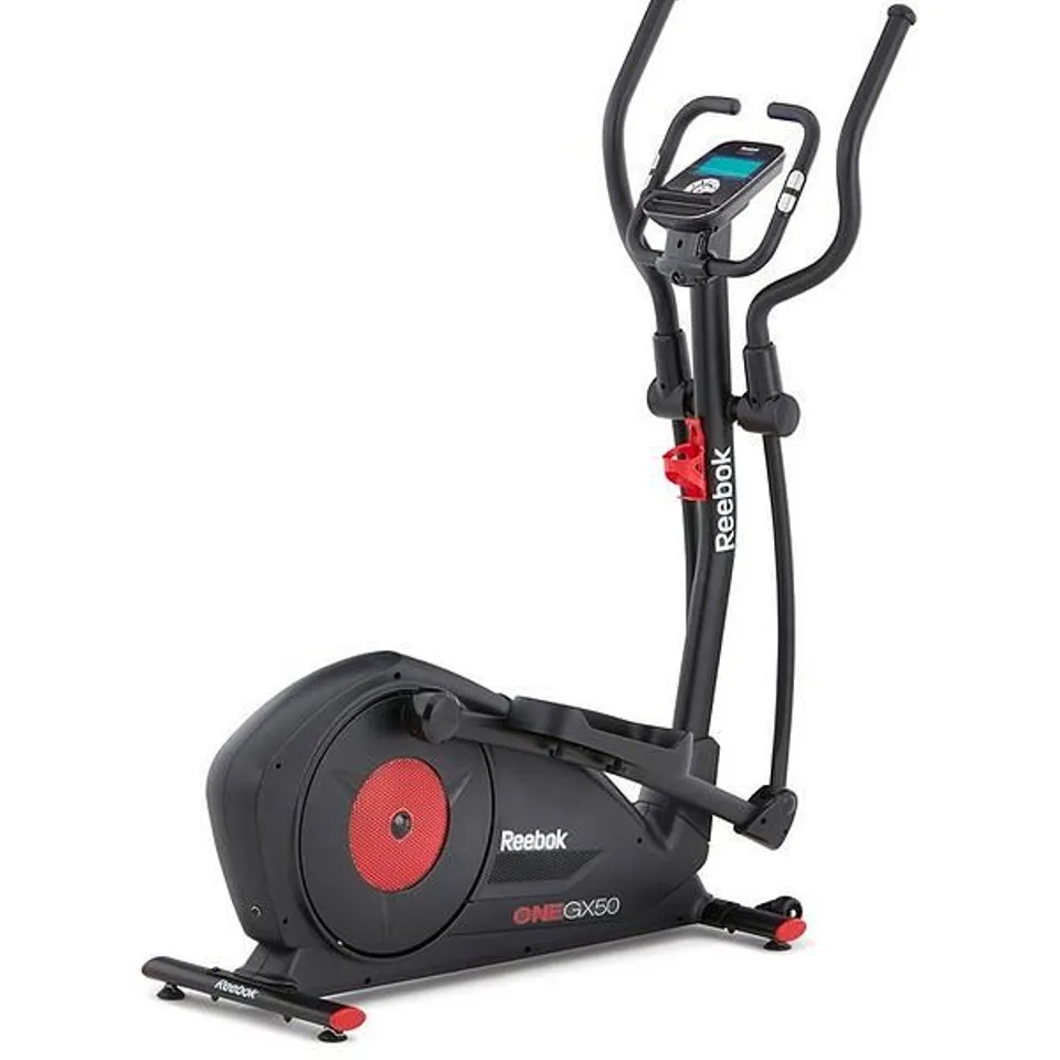 REEBOK GX50 ONE SERIS CROSS TRAINER - BLACK WITH RED RRP £499.99