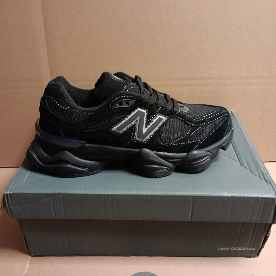 BOXED PAIR OF NEW BALANCE 9060 TRAINERS – UK 5.5 - BLACK